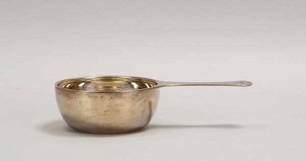 Theodor Blume, Schöpfkelle (ca. 1970), 925 Sterlingsilber, glatte Form, im Boden bez.