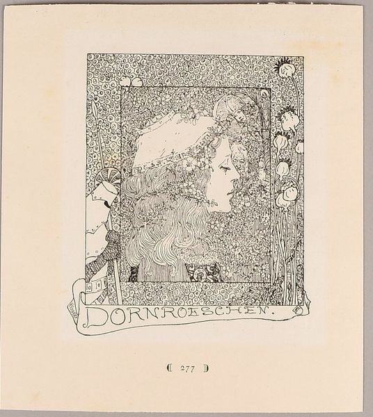 Vogeler, Heinrich (1872 Bremen - 1942 Kasachstan), 'Dornroeschen', in der Platte bez.