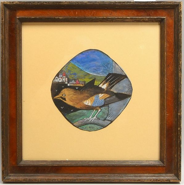 Rohde, Werner (1906 Bremen - 1990 Worpswede), 'Eichelhäher', Gouache auf Papier
