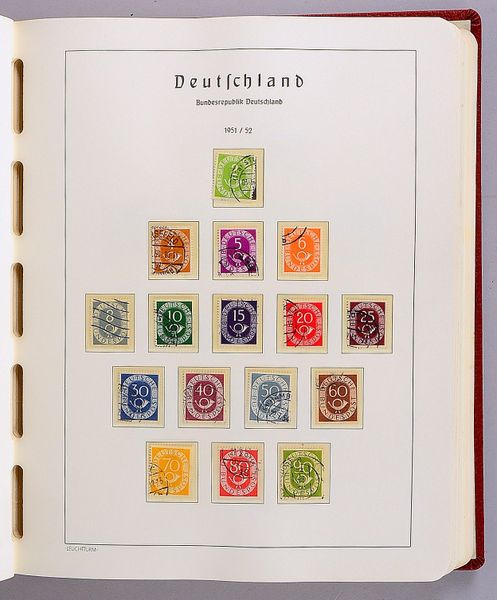 Briefmarken ('Bund'), 1949 - 1982: fast komplett gestempelt (Michel: EUR 2.800,-)