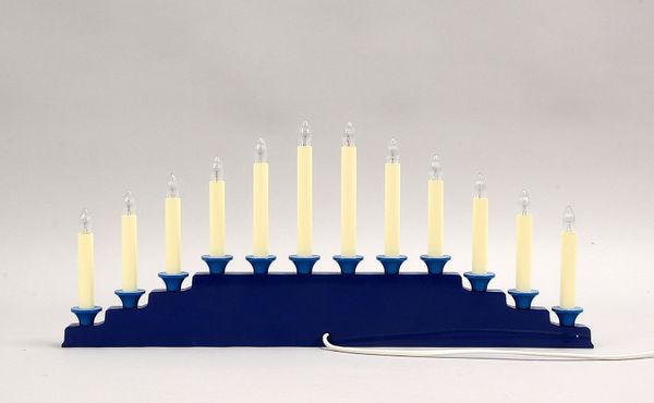 Wendt & Kühn, elektr. Beleuchtung für 'Engelberg', 12-fl., in OVP; Maße 58 x 25 cm