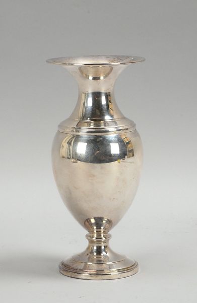 Greggio/Italien, Tischvase, 800 Silber, ovoide Form; Höhe 22 cm, Gew. 362 g