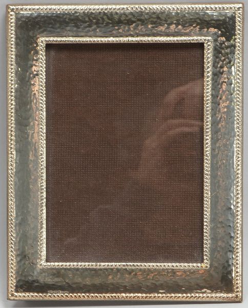 Bilderrahmen, 925 Silber, mit Hammerschlag-Optik, verglast; Maße/innen: 18 x 13 cm