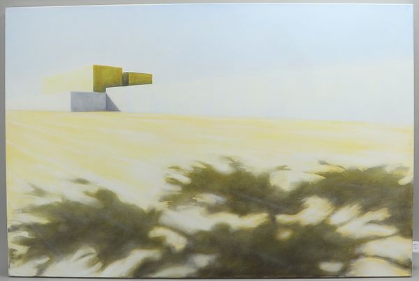 Huether, Olivier (Schweiz), 'Licht und Schatten', Acryl/Lw, unsign.; Bildmaße 100 x 150 cm