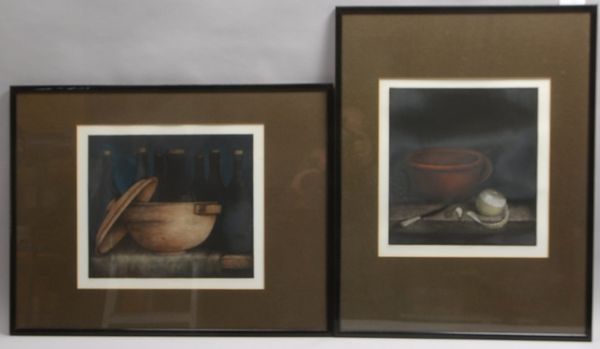 Yokoi, Tomoe, 2 Aquatinta-Farbrad., bet./sign., hinter Glas; Rahmenmaße 52 x 67 cm