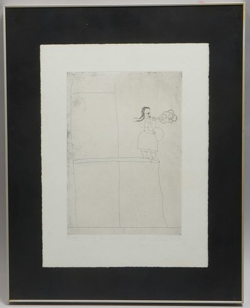 Schindehütte, Albert, 'Sun-Licht', bet./sign., Rad., numm. 'VI/XI'; Rahmenmaße 50 x 40 cm
