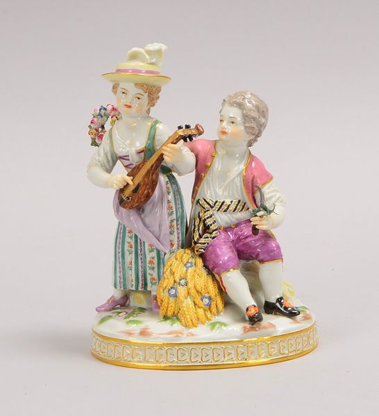 Meissen, Allegorie - Der Sommer, G 92, Entwurf: J.C. Schönheit (1782); Höhe 15,8 cm