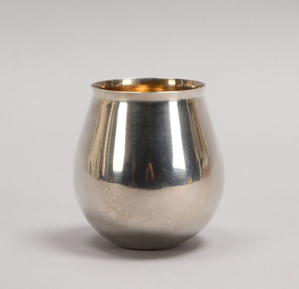 Christoph Diemer, Trinkbecher, 925 Sterlingsilber, Innenvergoldung; Gewicht 163 g