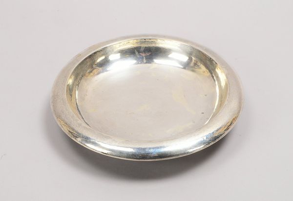 Früchteschale, 800 Silber, Hammerschlag-Dekor; Ø 27 cm, Gewicht 502 g