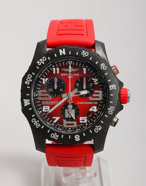 HAU Breitling Endur. Pro Ironman, Quarz, Carbon-Geh., Ref.-Nr. X82310; Ø 44 mm