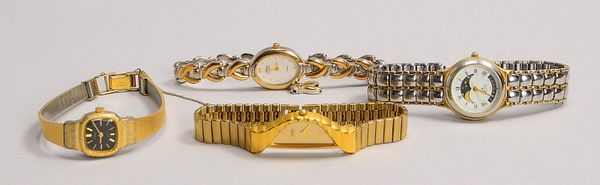 4 DAU, Quarz, versch. Modelle: 2x Junghans, 1x Seiko, 1x Pulsar