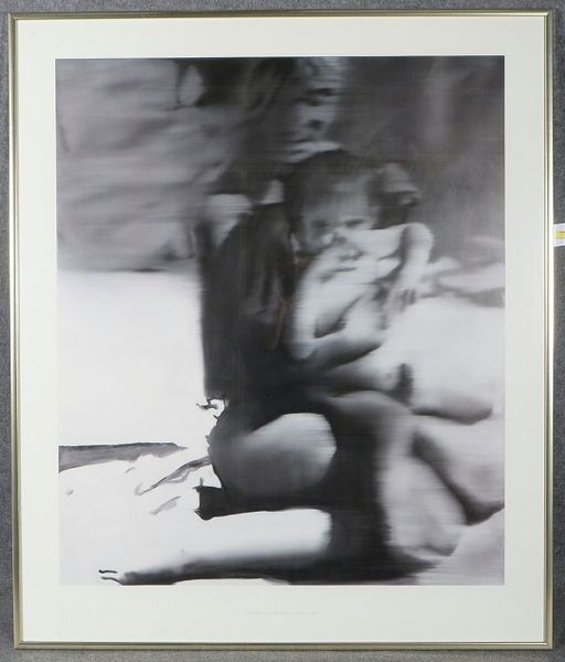 Richter, Gerhard, Frau mit Kind, Offsetdruck, unsign., hinter Glas; RM 133 x 158 cm
