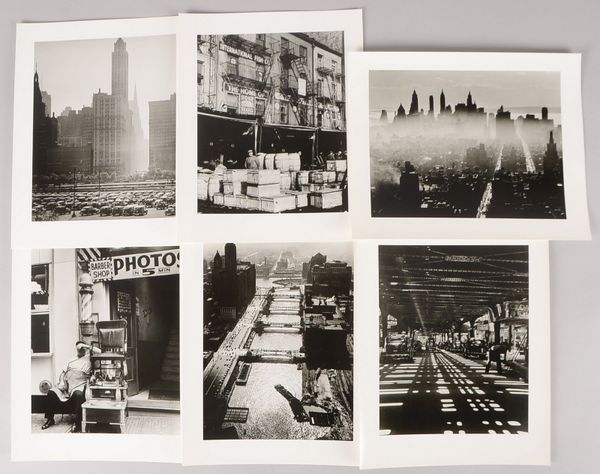Feininger, Andreas, Künstlermappe, N.Y./Chicago in den 40ern, 6 Fotos (2011)