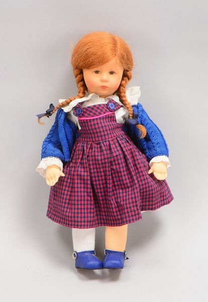 Sammlerpuppe, Käthe Kruse, gemarkt; Höhe ca. 40 cm