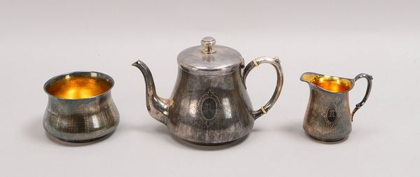 Wilkens, Teekern, Silber, mehrfach punziert ('84 Zolotniki' und '14 Lot'), innen mit Restvergoldung,