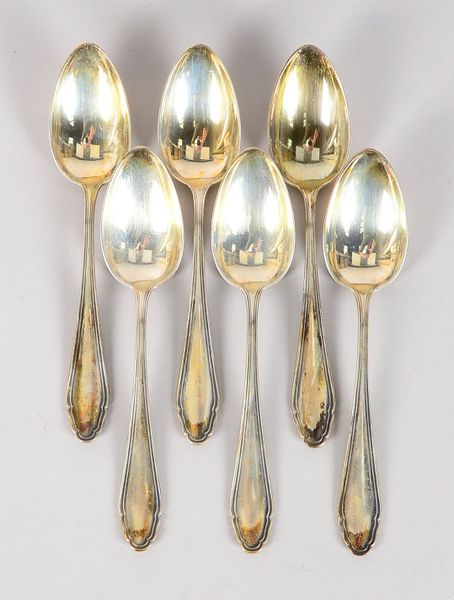 Koch & Bergfeld, Satz Speiselöffel, 800 Silber, 6 Stück; Gewicht 400 g