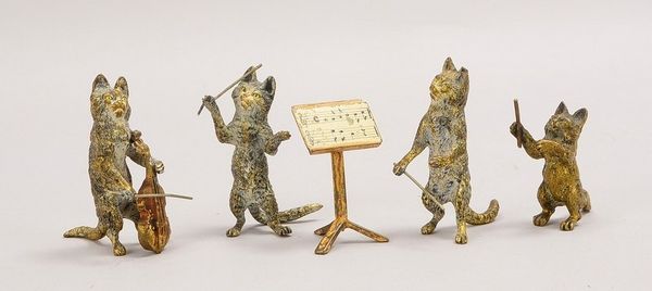 Bergmann, Franz Xaver (1861 Gablonz - 1936 Wien), Kleinbronzen-Sammlerkonvolut ('Wiener Bronzen'), '