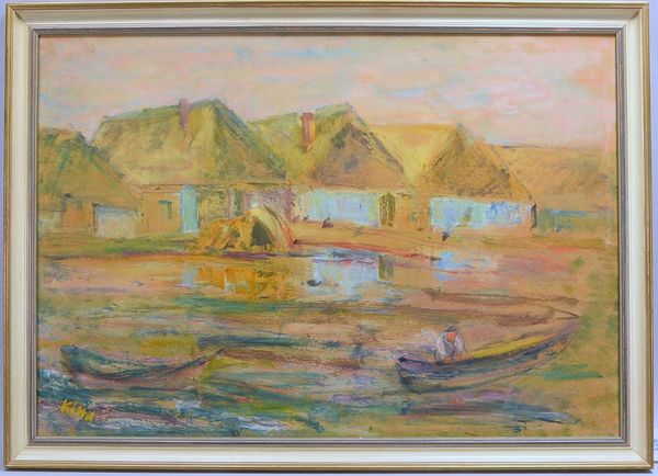 Kittel, Georg Jabbo (1880 - 1962 Dorum, Meisterschüler von Prof. Kolitz/Kunstakademie Kassel) 'Fisch