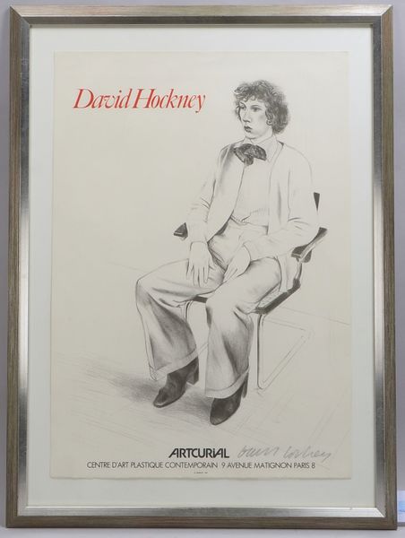 Hockney, David (*1937 Bradford/Yorkshire, lebt in London und Los Angeles), 'Ohne Titel', Ausstellung