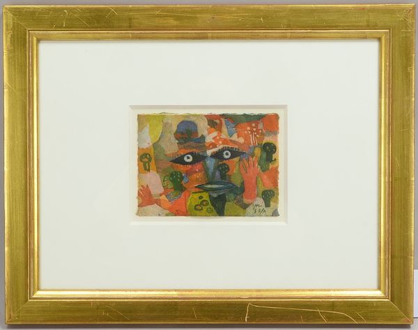 Takahashi, Yoshi (1943 Tokyo - 1998 Bad Reichenhall), 'Ohne Titel', Farblithografie, unten rechts si