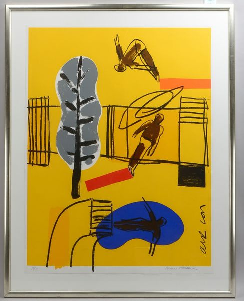 Mc Lean, Bruce (*1944 Glasgow), 'Air con', Siebdruck, Auflage-Nr. '27/60', unten rechts signiert, hi