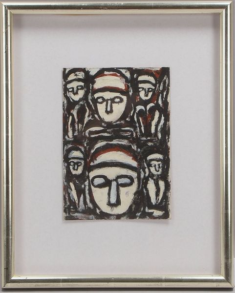 Nedjar, Michel (*1947 Soisy-sous-Montmorency), 'O.T.', Gouache, verso sign./dat.