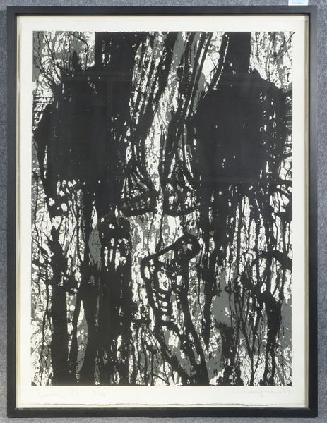 Morgner, Michael (*1942 Dittersdorf, zeitgenössischer Grafiker/Maler und Bildhauer), 'Abstrakte Komp
