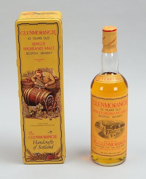 Sammler-Whisky, 1 Flasche: Scotch Whisky/Single Highland Malt, 'The Glenmorangie' - 10 Years old (wo