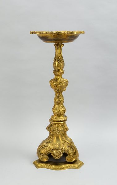 Standascher, Bronze, floral reliefiert - Ausführung nach antikem Vorbild; Höhe 60,5 cm