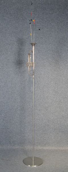 Kühn, Volker (1948 Neuenkirchen - 2023 Lilienthal), 'Fantasiefanfare', Metallskulptur aus original T