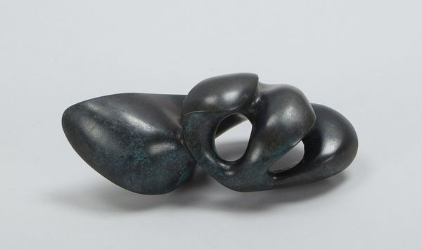 Helmers, Gerhard (*1950 Quakenbrück), Bronzefigur, 'Organische Komposition', Auflage-Nr. '8/15', sig