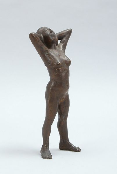 Monogrammist Hu, Bronzefigur, 'Die Badende', Auflage-Nr. '1/12'; Höhe 25 cm