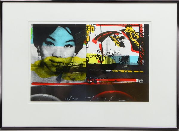 Soulié, Tony (*1955 Paris, u.a. Mitglied der französischen 'Nouvelle Abstraction'), 'Serie Cinéma Wa