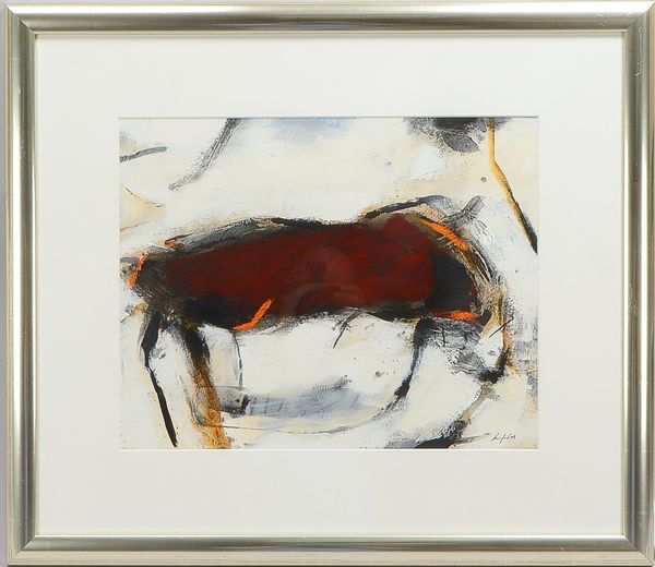 Wroblowski, Gerd (*1951 Remscheid), 'Ohne Titel', Acryl auf Malkarton, unten rechts signiert und dat