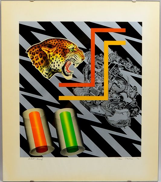 Phillips, Peter (1939 Birmingham - 2025), 'Leolocation', Farbserigrafie, Auflage hier: 'Artist Proof