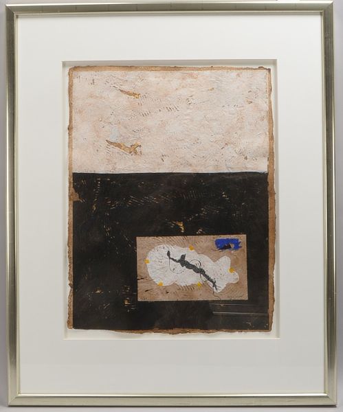 Bresson, Pierre, Farbkomposition, Carborundum/Prägedruck, sign.; RM 98 x 80 cm