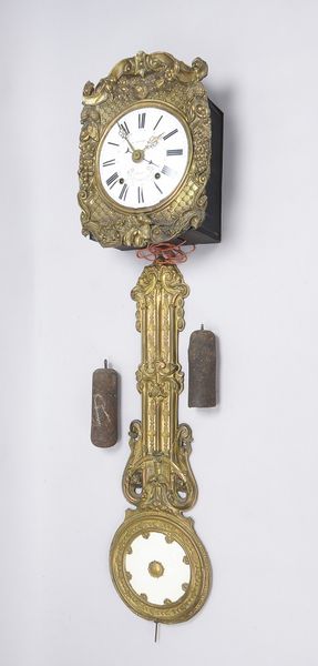 Comtoise-Wanduhr (A. Touzot à Sauzé/Frankreich), 8-Tage-Werk, Halbstunden-/Stundenschlag, Schlag auf
